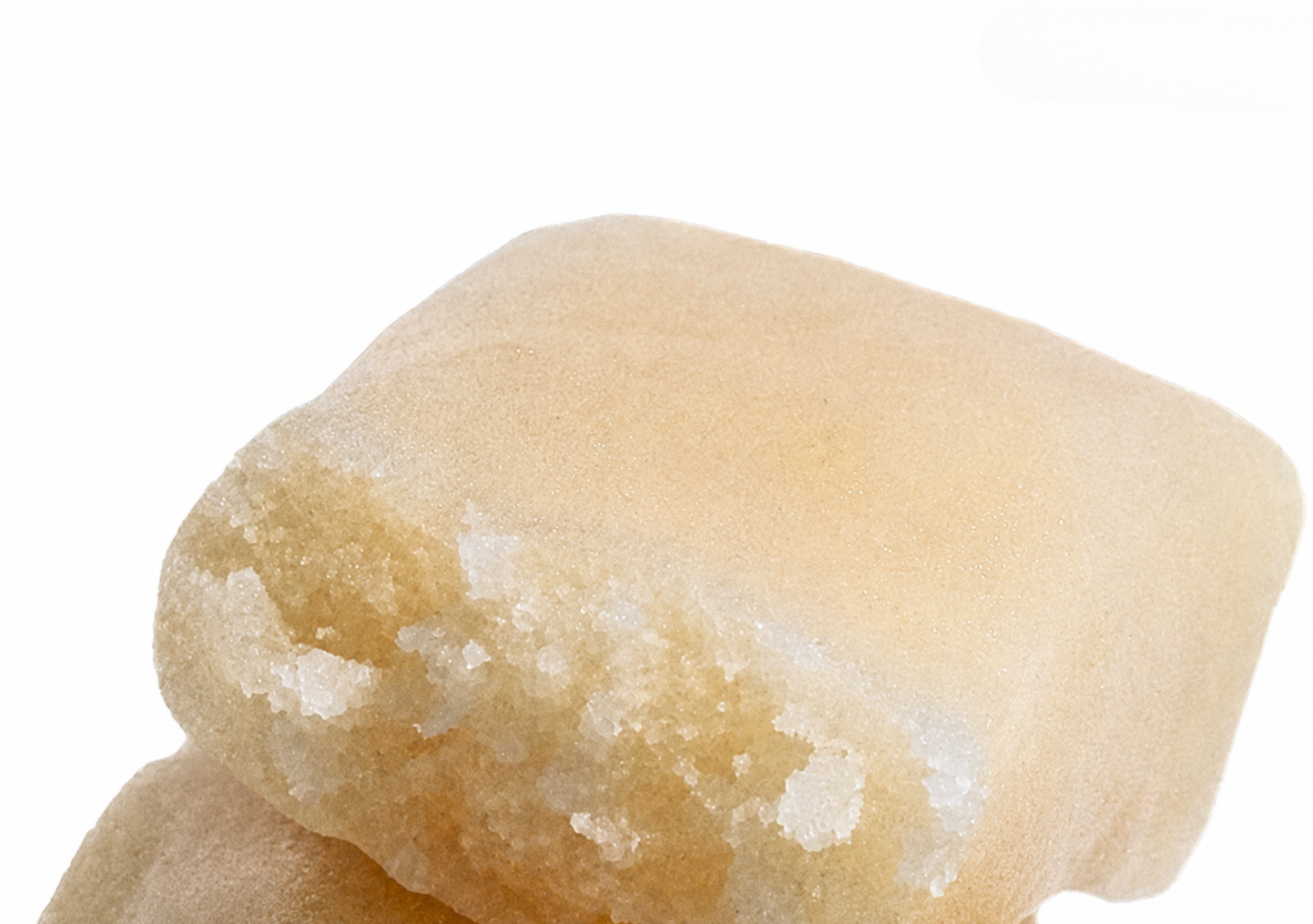 Résine CBD Sticky Peach Piatella Premium — texture crémeuse élastique, arôme pêche sucrée et florale
